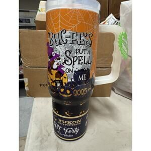 BUCEES Tumbler 40oz NEW HALLOWEEN "Put a Spell on Me" Glow in the Dark